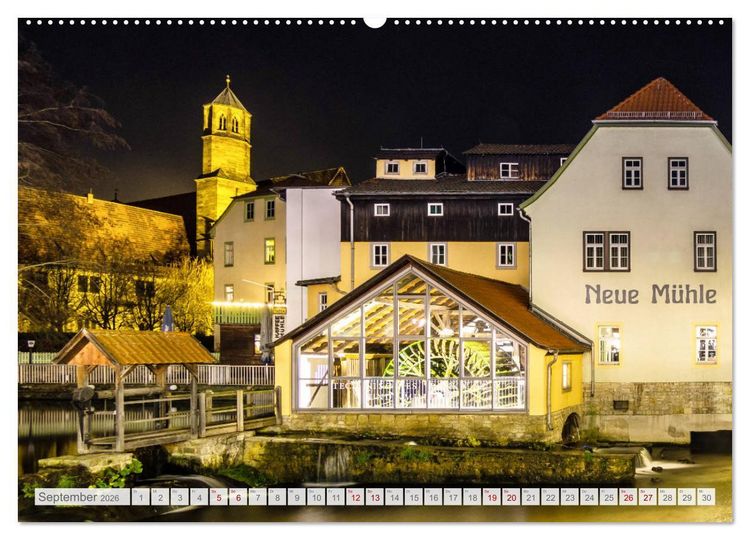 Produktbild: Erfurt. Perle Th&uuml;ringens. (Wandkalender 2026 DIN A2 quer), CALVENDO Monatskalender