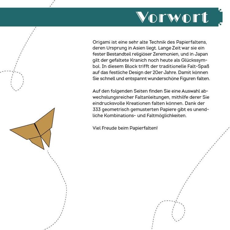 Produktbild: 333 Origami &ndash; Art D&eacute;co