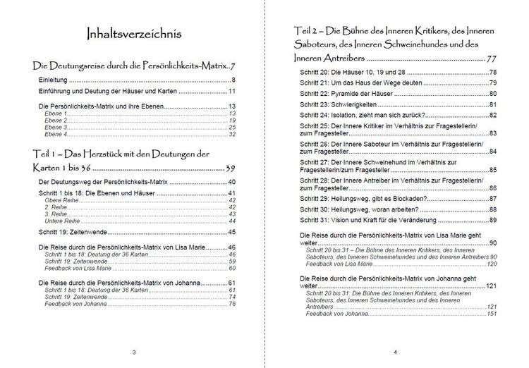 Produktbild: Die Deutung der Pers&ouml;nlichkeits-Matrix mit Lenormandkarten