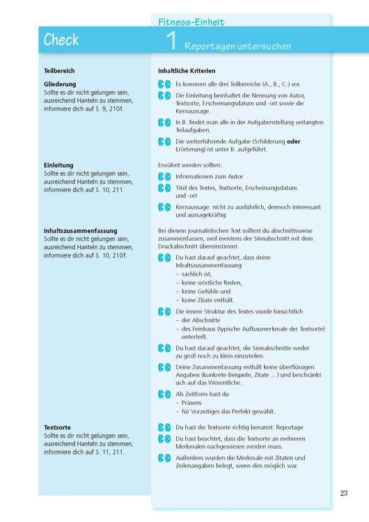 Texte analysieren und verfassen – Klasse 8-10 – Deutsch