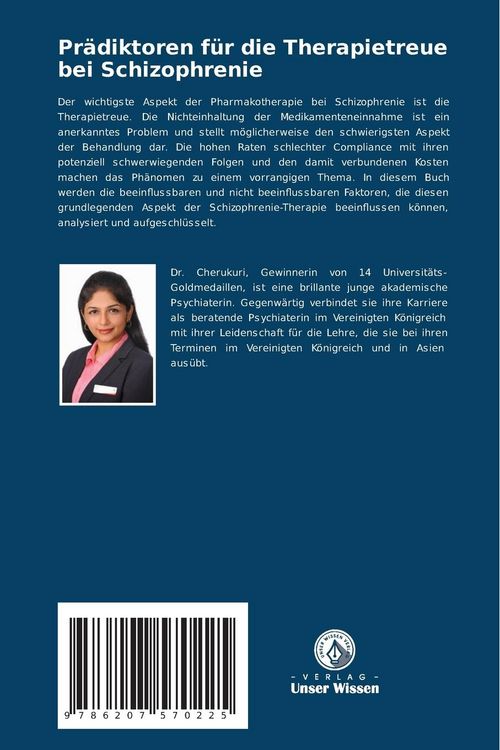 Produktbild: Pr&auml;diktoren f&uuml;r die Therapietreue bei Schizophrenie