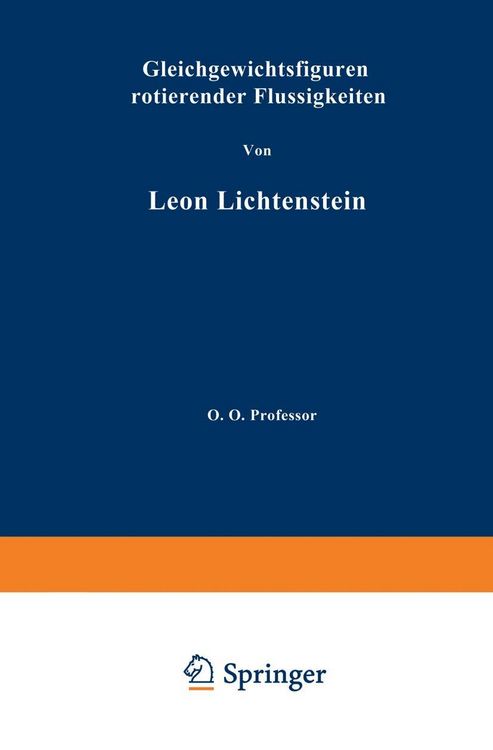 Produktbild: Gleichgewichtsfiguren Rotierender Fl&uuml;ssigkeiten