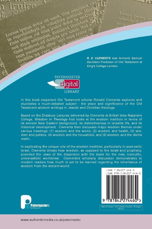 Produktbild: Wisdom in Theology