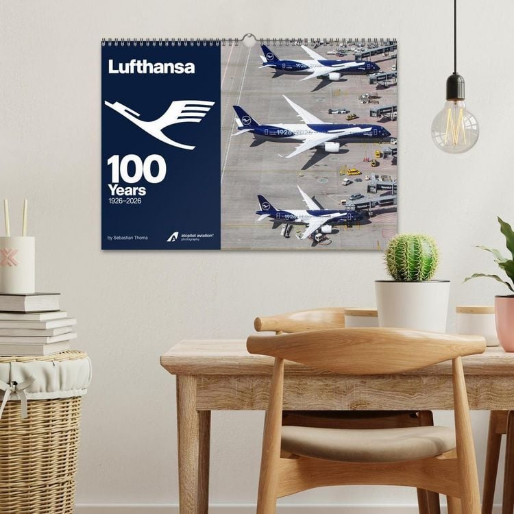 Produktbild: Lufthansa 100 Years (Wandkalender 2027 DIN A3 quer), CALVENDO Monatskalender