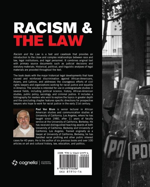 Produktbild: Racism and the Law
