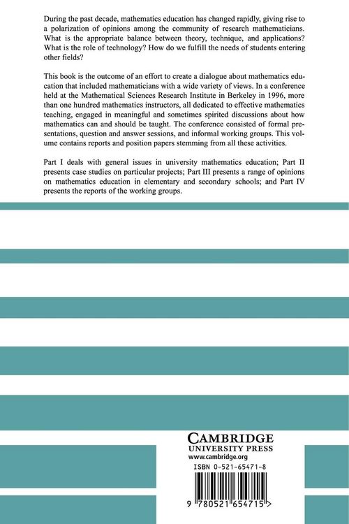 Produktbild: Contemporary Issues in Mathematics Education