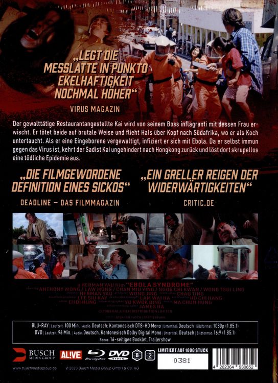 Produktbild: Ebola Syndrome (uncut) - Ltd. Mediabook - Cover A