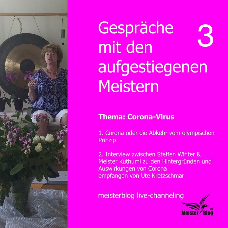 Produktbild: Gespr&auml;che mit den aufgestiegenen Meistern 3. Thema: Corona-Virus