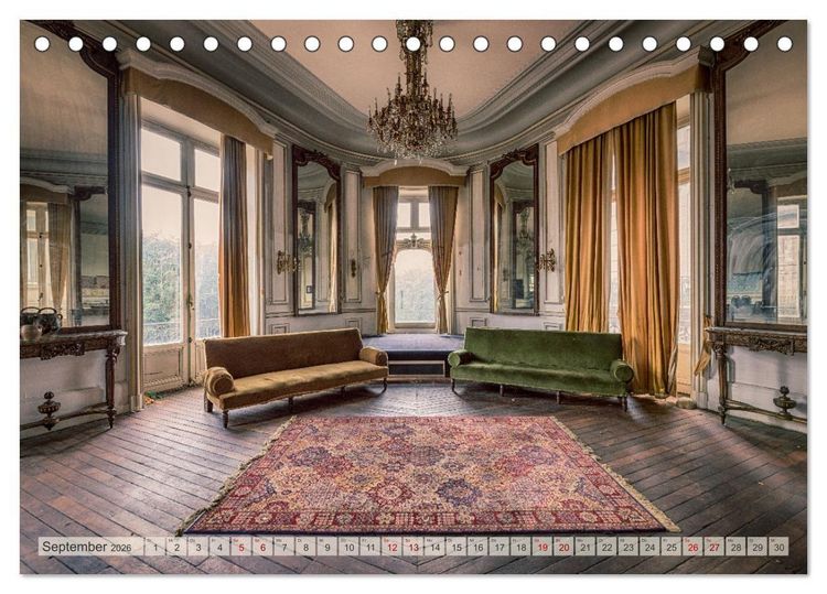 Produktbild: Lost Places - vergessene Sch&auml;tze (Tischkalender 2026 DIN A5 quer), CALVENDO Monatskalender