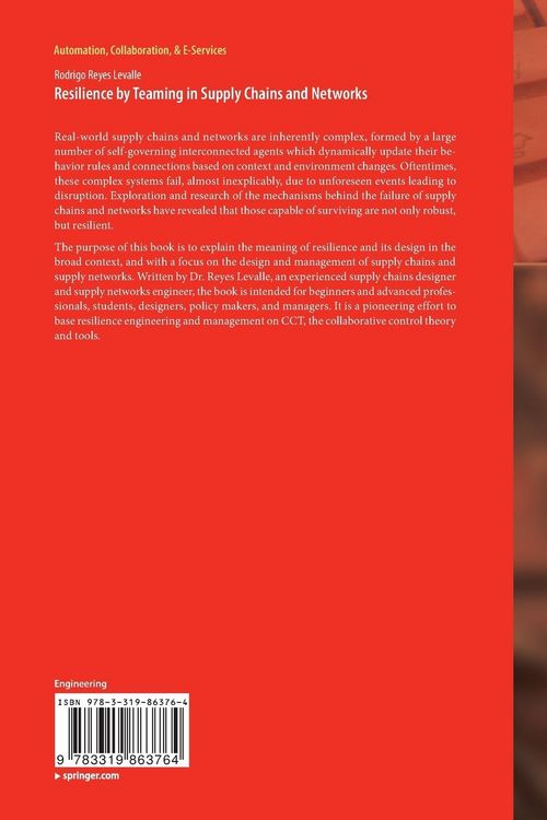 Produktbild: Resilience by Teaming in Supply Chains and Networks