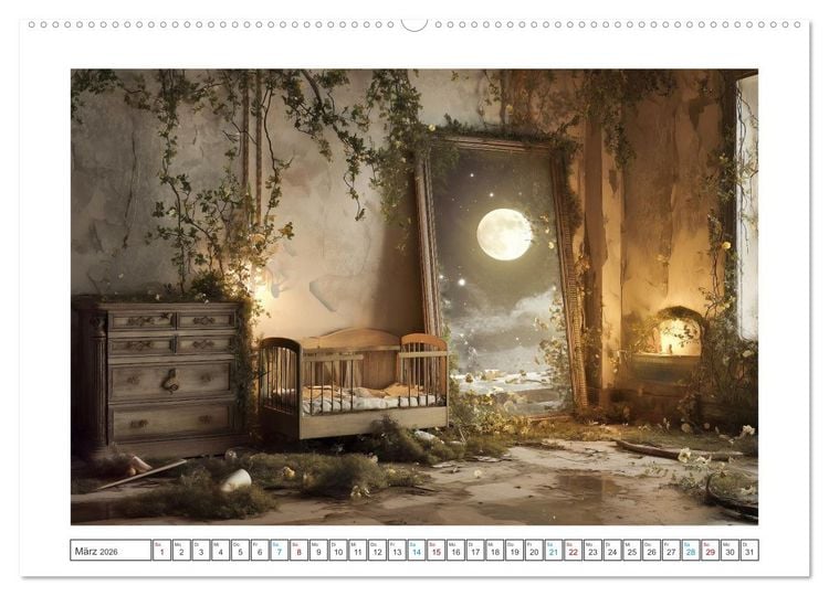 Produktbild: Magische Reflexionen (hochwertiger Premium Wandkalender 2026 DIN A2 quer), Kunstdruck in Hochglanz