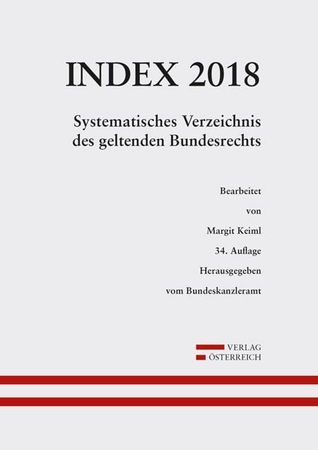 Produktbild: Index Bundesrecht 2018