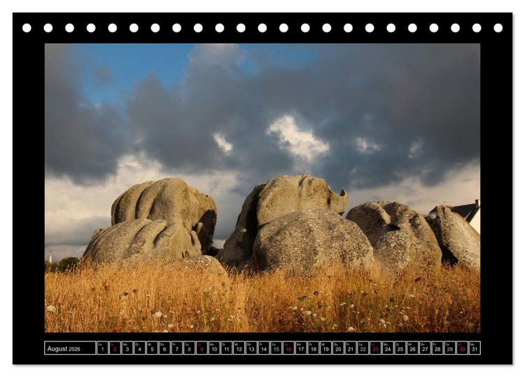 Produktbild: Licht der Bretagne (Tischkalender 2026 DIN A5 quer), CALVENDO Monatskalender