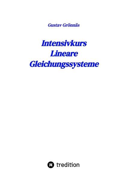 Produktbild: Intensivkurs Lineare Gleichungssysteme