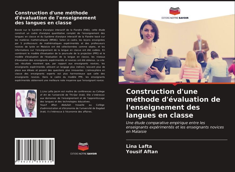 Produktbild: Construction d'une m&eacute;thode d'&eacute;valuation de l'enseignement des langues en classe