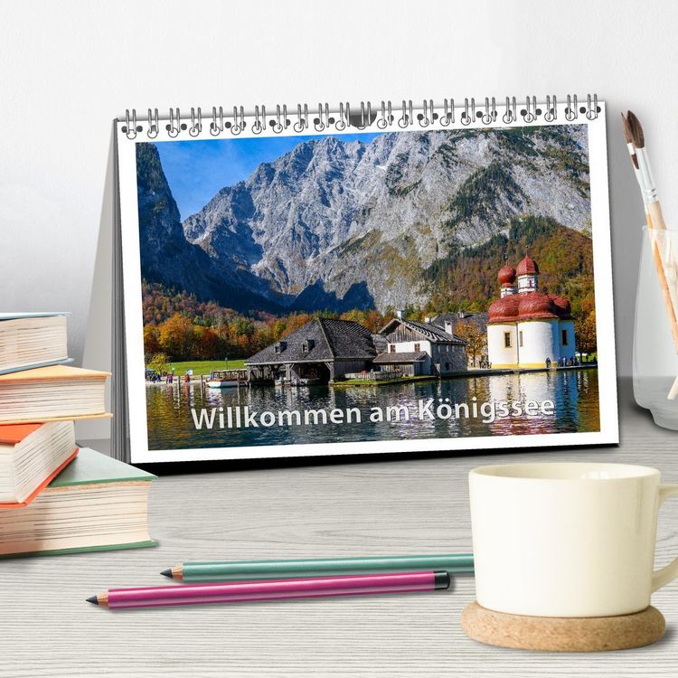 Produktbild: Willkommen am K&ouml;nigssee (Tischkalender 2026 DIN A5 quer), CALVENDO Monatskalender