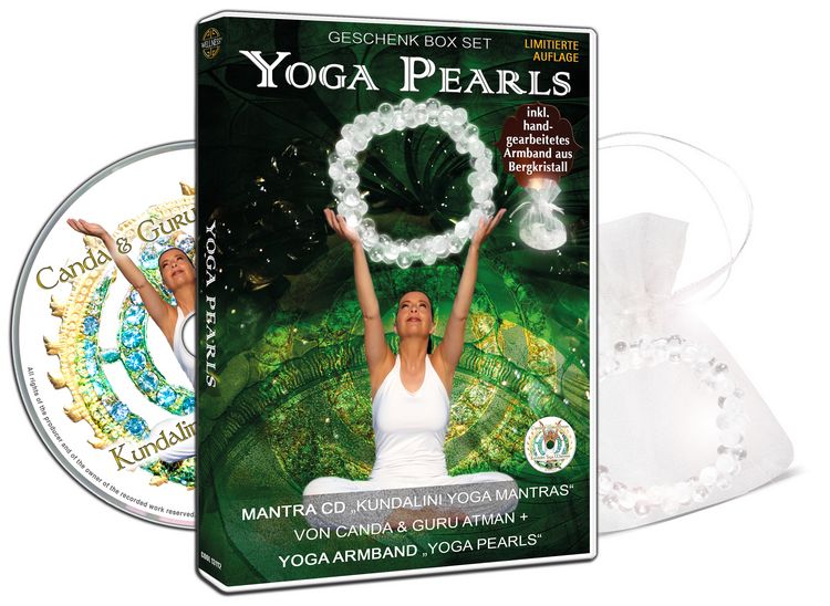 Produktbild: Yoga Pearls Geschenk Box mit Mantra CD &bdquo;Kundalini Yoga Mantras&ldquo; + Yoga Armband &bdquo;Yoga Pearls&ldquo;