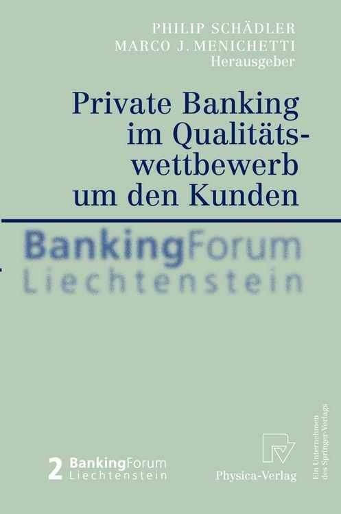 Produktbild: Private Banking im Qualit&auml;tswettbewerb um den Kunden
