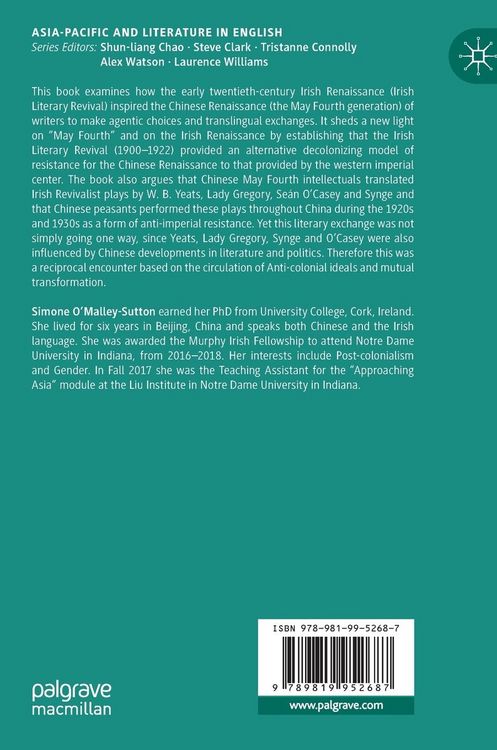 Produktbild: The Chinese May Fourth Generation and the Irish Literary Revival: Writers and Fighters