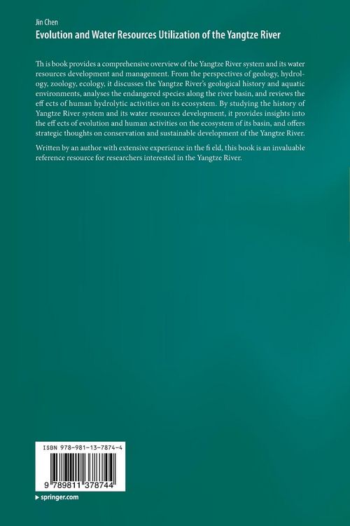 Produktbild: Evolution and Water Resources Utilization of the Yangtze River