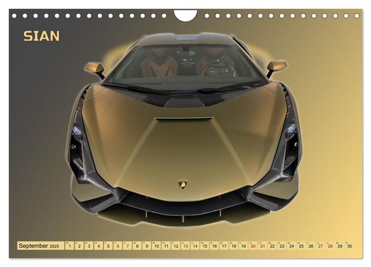Produktbild: Ikonen der Automobilkunst (Wandkalender 2025 DIN A4 quer), CALVENDO Monatskalender