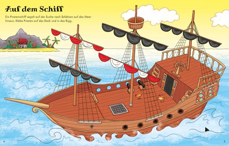 Produktbild: Mein erstes Stickerbuch: Piraten