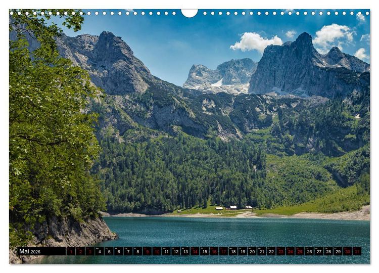 Produktbild: Seen - Berge - Salzkammergut (Wandkalender 2026 DIN A3 quer), CALVENDO Monatskalender