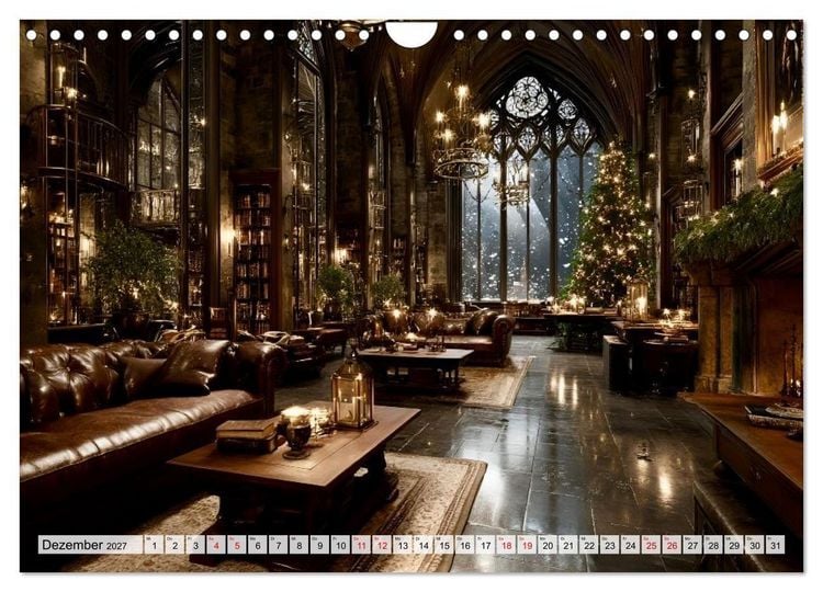 Produktbild: Geheime Bibliotheken der alten Welt (Wandkalender 2027 DIN A4 quer), CALVENDO Monatskalender