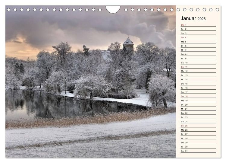 Produktbild: Schl&ouml;sser der Niederlausitz (Wandkalender 2026 DIN A4 quer), CALVENDO Monatskalender
