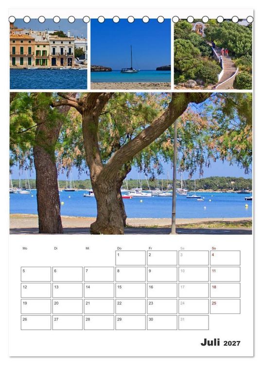 Produktbild: Hola Mallorca (Tischkalender 2027 DIN A5 hoch), CALVENDO Monatskalender