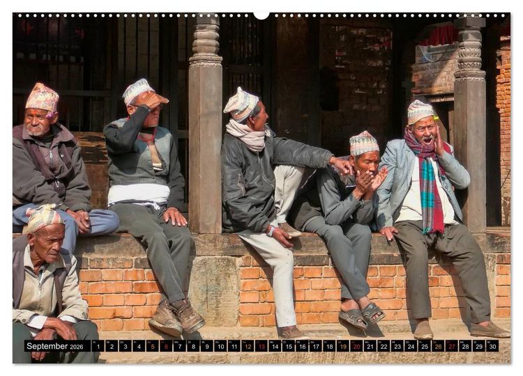 Produktbild: Nepal - das Dach der Welt (hochwertiger Premium Wandkalender 2026 DIN A2 quer), Kunstdruck in Hochglanz