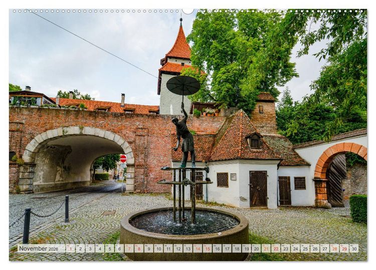 Produktbild: Ulm Impressionen (Wandkalender 2026 DIN A2 quer), CALVENDO Monatskalender