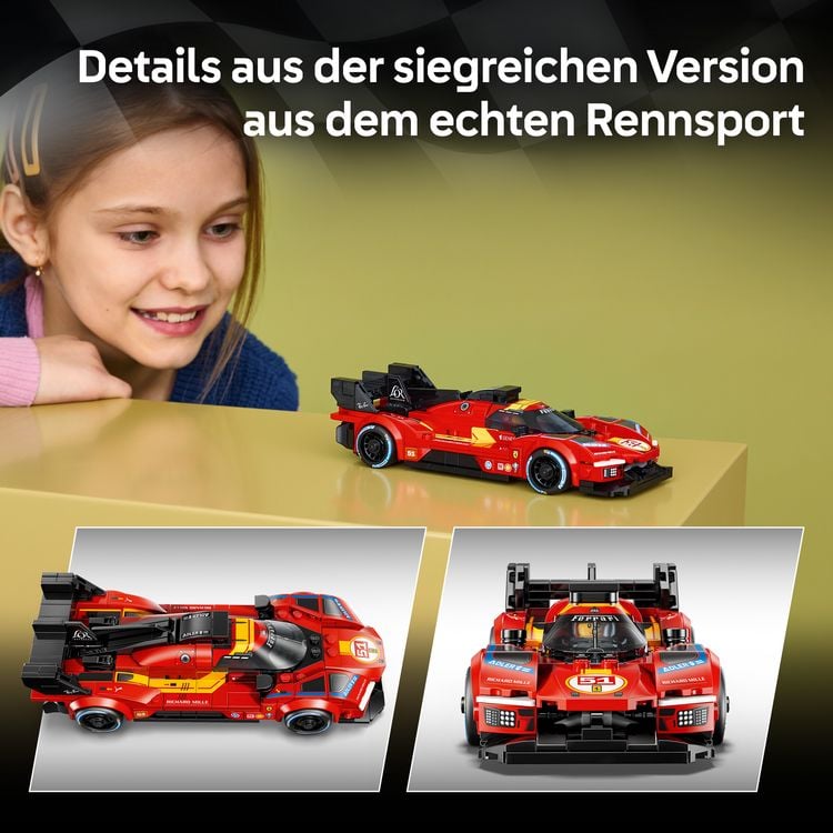Produktbild: LEGO Speed Champions 77261 Ferrari 499P, Formel 1 Fanartikel
