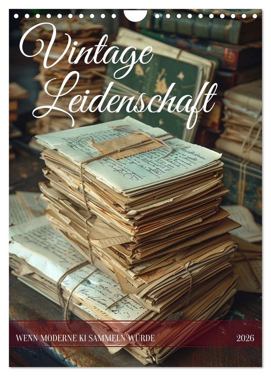 Produktbild: Vintage Leidenschaft (Wandkalender 2026 DIN A4 hoch), CALVENDO Monatskalender