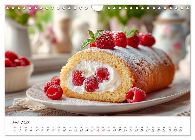 Produktbild: Klassiker aus Omas K&uuml;che - Zw&ouml;lf Kuchen mit Nostalgie-Gef&uuml;hl (Wandkalender 2027 DIN A4 quer), CALVENDO Monatskalender