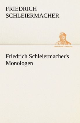Produktbild: Friedrich Schleiermacher's Monologen