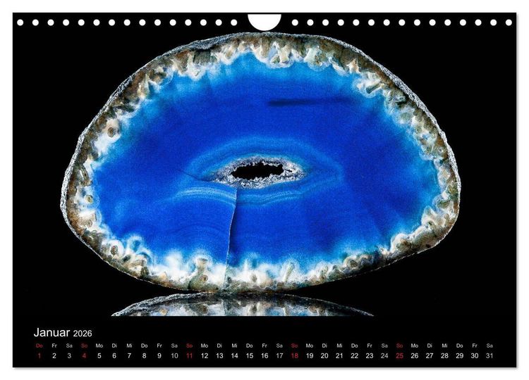 Produktbild: Leuchtende Achate (Wandkalender 2026 DIN A4 quer), CALVENDO Monatskalender