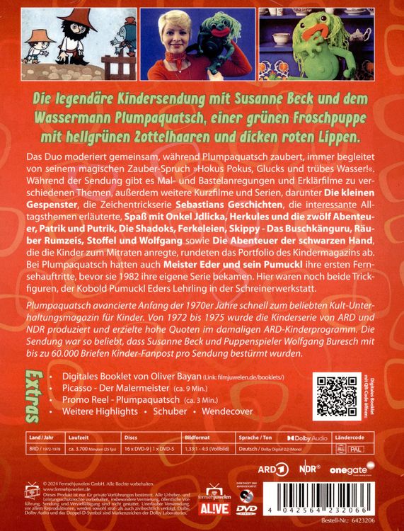 Produktbild: Plumpaquatsch - Gesamtedition: Folge 1-83 (Fernsehjuwelen) [17 DVDs]