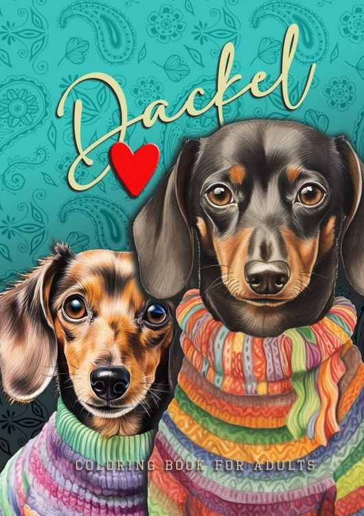 Produktbild: Dackel Malbuch f&uuml;r Erwachsene