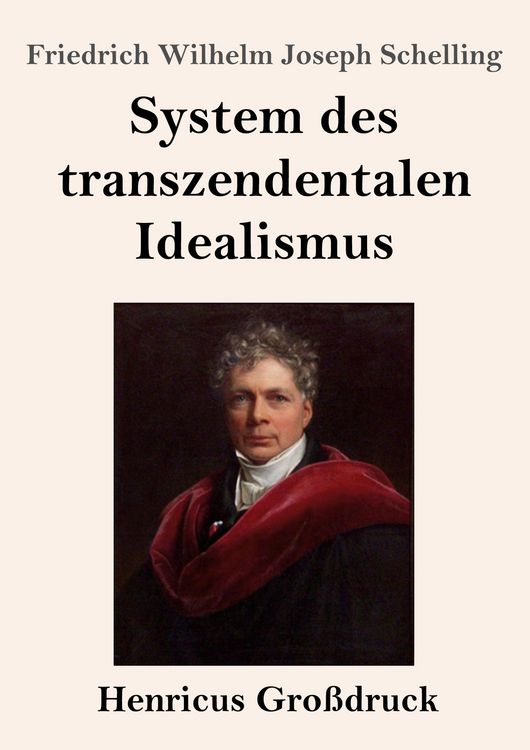 Produktbild: System des transzendentalen Idealismus (Gro&szlig;druck)