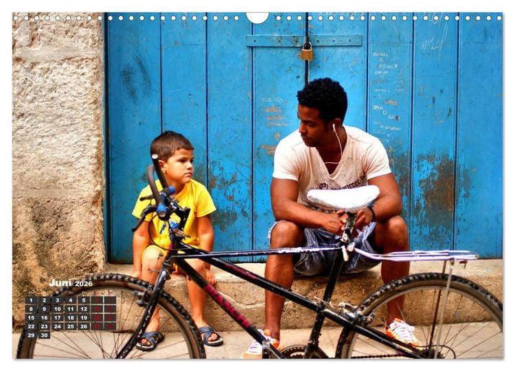 Produktbild: Drahtesel in Kuba (Wandkalender 2026 DIN A3 quer), CALVENDO Monatskalender