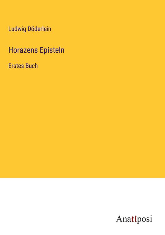 Produktbild: Horazens Episteln