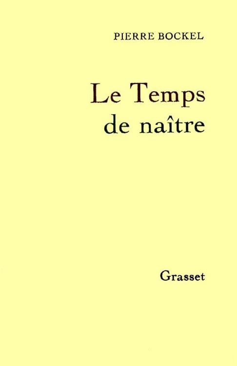 Produktbild: Le temps de na&icirc;tre