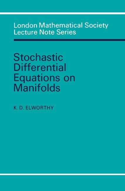 Produktbild: Stochastic Differential Equations on Manifolds