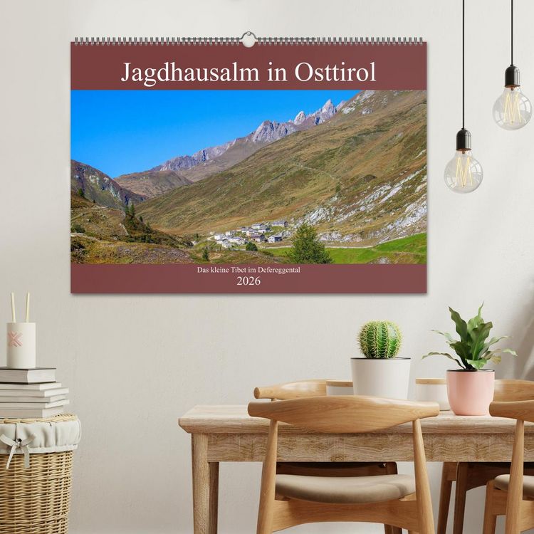 Produktbild: Jagdhausalm in Osttirol (Wandkalender 2026 DIN A2 quer), CALVENDO Monatskalender