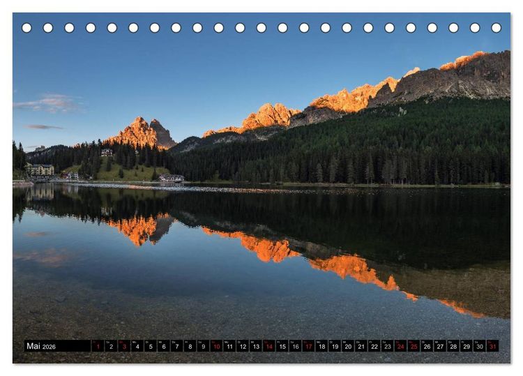 Produktbild: Dolomiten - S&uuml;dtirol (Tischkalender 2026 DIN A5 quer), CALVENDO Monatskalender