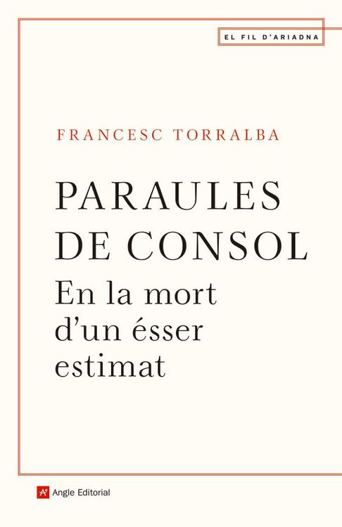 Produktbild: Paraules de consol : En la mort d'un &eacute;sser estimat