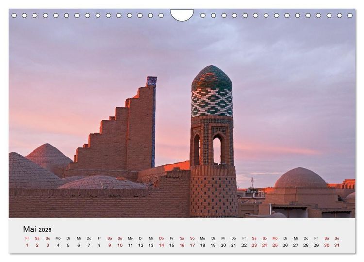 Produktbild: Usbekistan entlang der Seidenstra&szlig;e (Wandkalender 2026 DIN A4 quer), CALVENDO Monatskalender