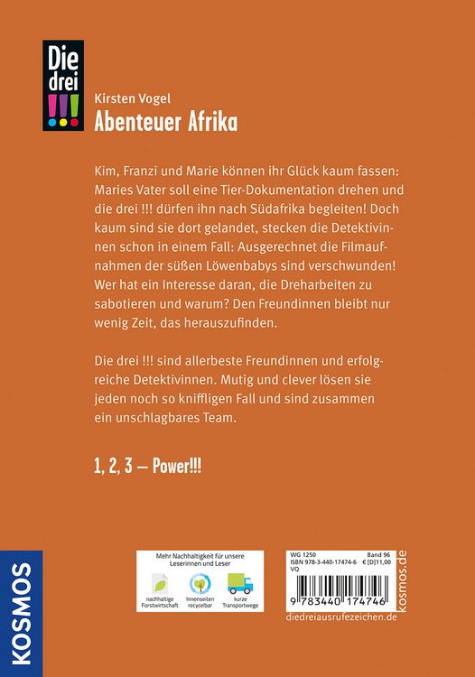 Produktbild: Die drei !!!, 96, Abenteuer Afrika