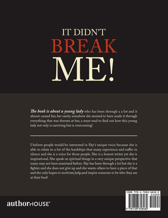 Produktbild: It Didn't Break Me!